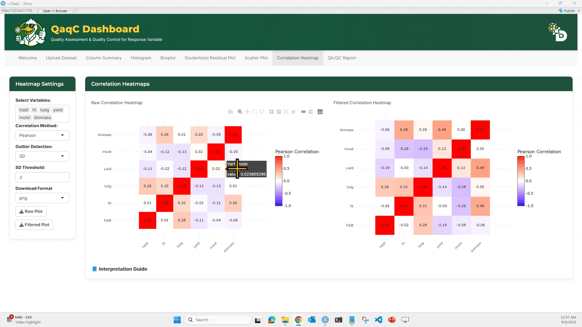 qaqc report